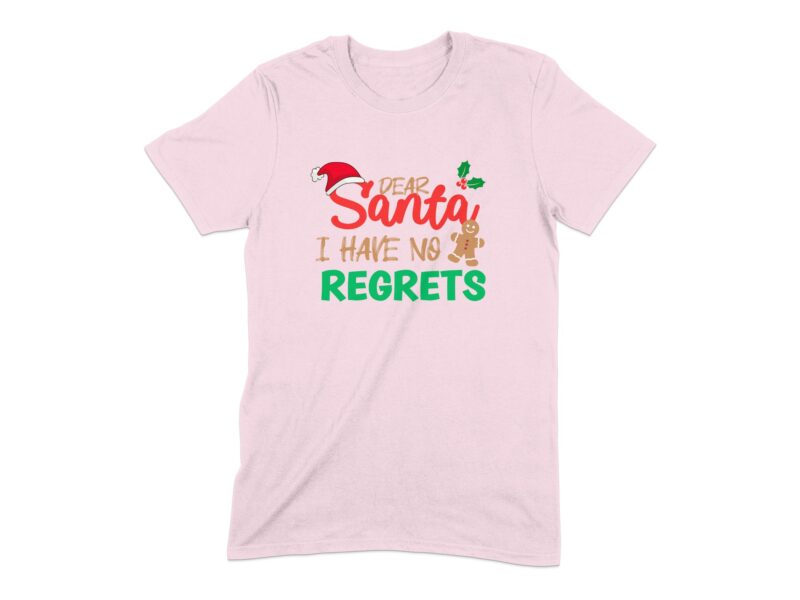 Dear Santa I Have No Regrets T-Shirt