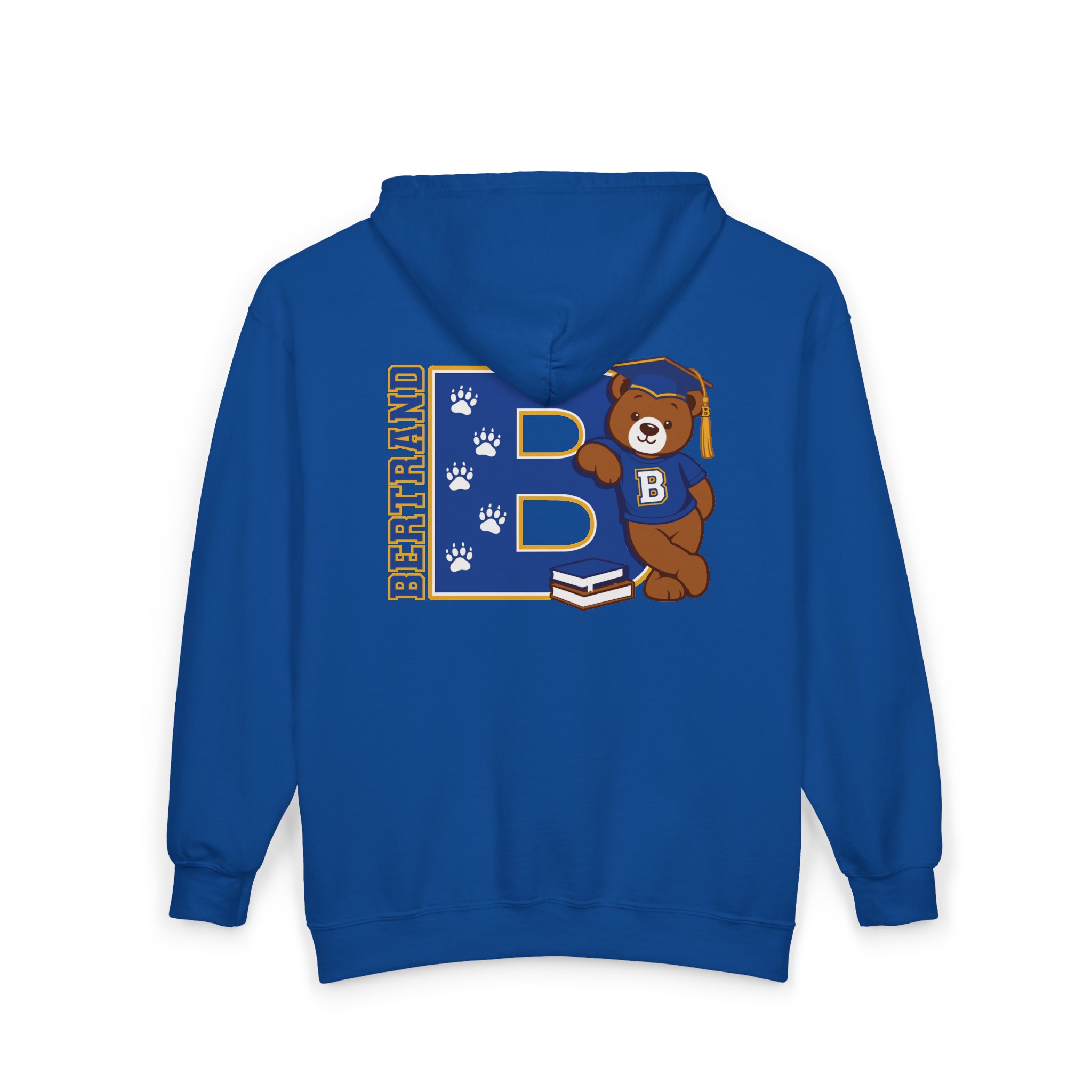 2766219985528405790_2048.jpeg Full Zip Hoodie with Small Mascot Logo - 'Betrand'