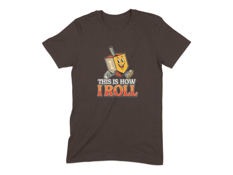 This Is How I Roll Funny Hanukkah Dreidel T-Shirt