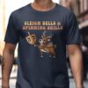 Sleigh Bells Spinning Skills with Deer Hanukkah T-Shirt