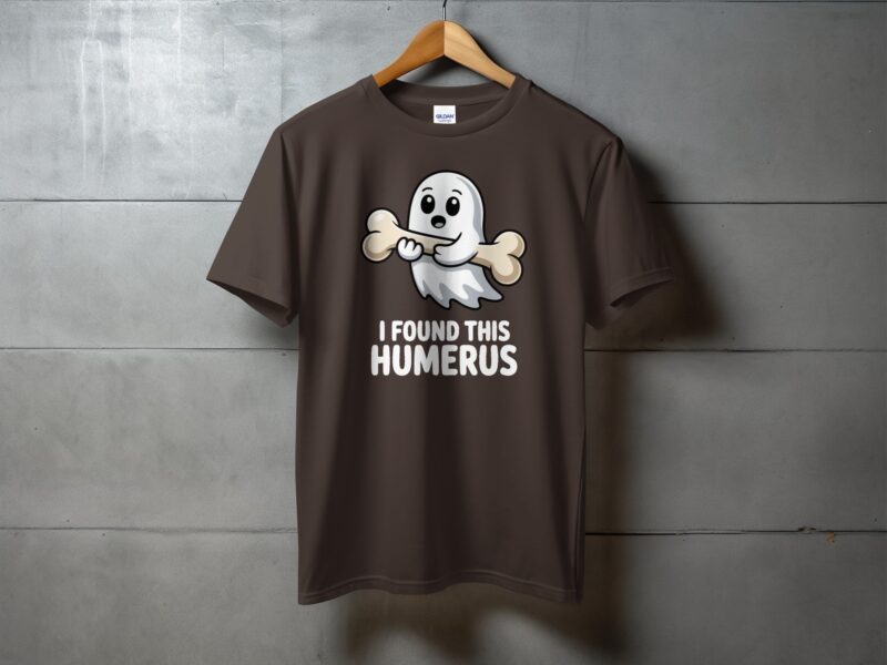 Cute Ghost I Found This Humerus T-Shirt
