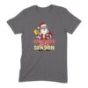 Spinning Into the Season Santa Dreidel T-Shirt