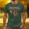 Sleigh Bells Spinning Skills with Deer Hanukkah T-Shirt
