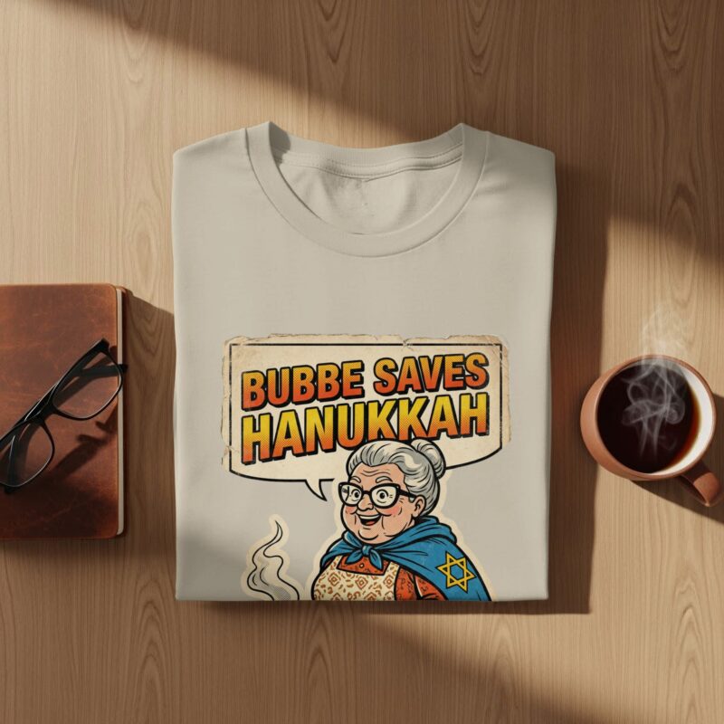 Bubbe Saves Hanukkah Superhero Great Cooking Skills T-Shirt