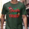 Dear Santa I Really Tried Christmas T-Shirt