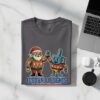 Chrismukkah Santa & Dreidel Graphic T-Shirt