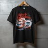 Vintage Surfing Santa Christmas T-Shirt