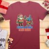 Festival of Lights and Late Nights Santa Dreidel T-Shirt