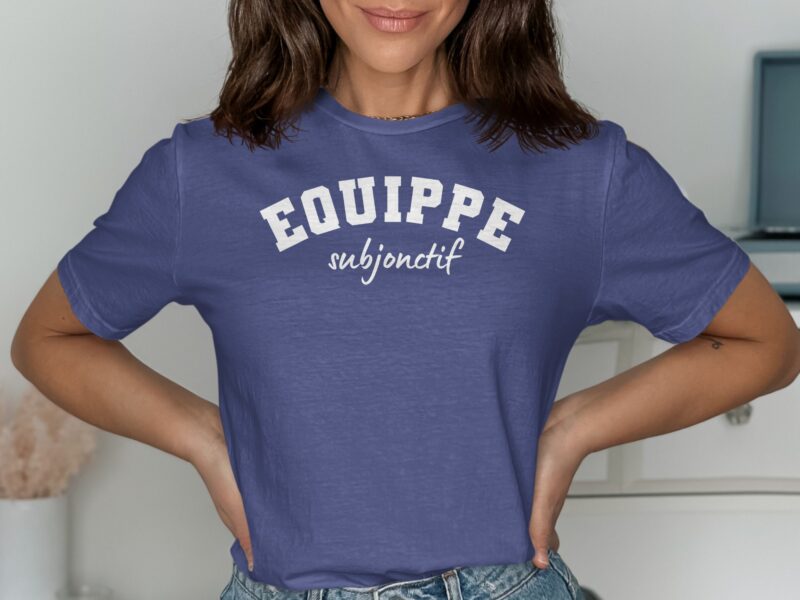 Équipe Subjonctif French Grammar T-Shirt