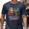 Festival of Lights and Late Nights Santa Dreidel T-Shirt