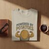 Powered By Potatoes Potato Man With Muscles T-Shirt