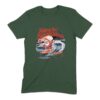 Vintage Surfing Santa Christmas T-Shirt