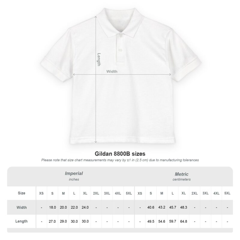 Bertrand Bear Logo Youth Polo | School Mascot Polo