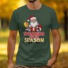 Spinning Into The Season Santa Holiday Celebration T-Shirt