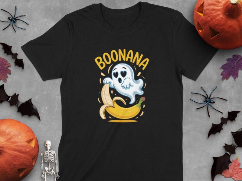 Boonana Ghost Funny Pun T-Shirt