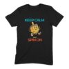 Keep Calm and Spin On Hanukkah Dreidel T-Shirt