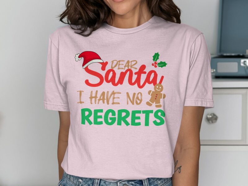 Dear Santa I Have No Regrets T-Shirt