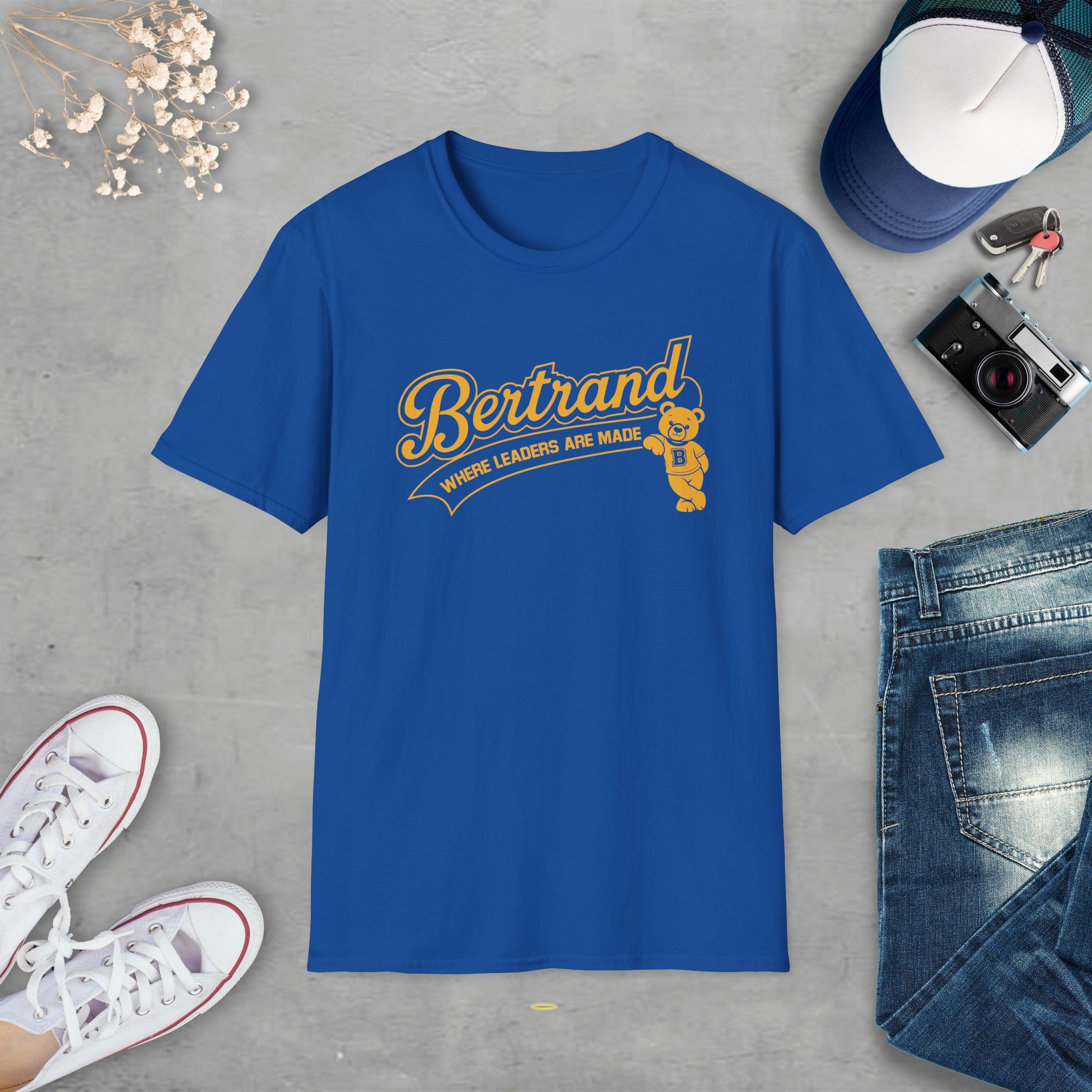 9616614707224016457_2048_custom-1.jpeg Adult - Bertrand "B" Bear Tee