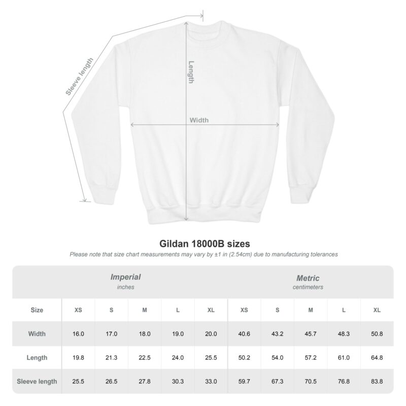 School Special - YOUTH - Bertrand "B" Bear Crewneck sweatshirt (No Hood) Hoodie (Front print)