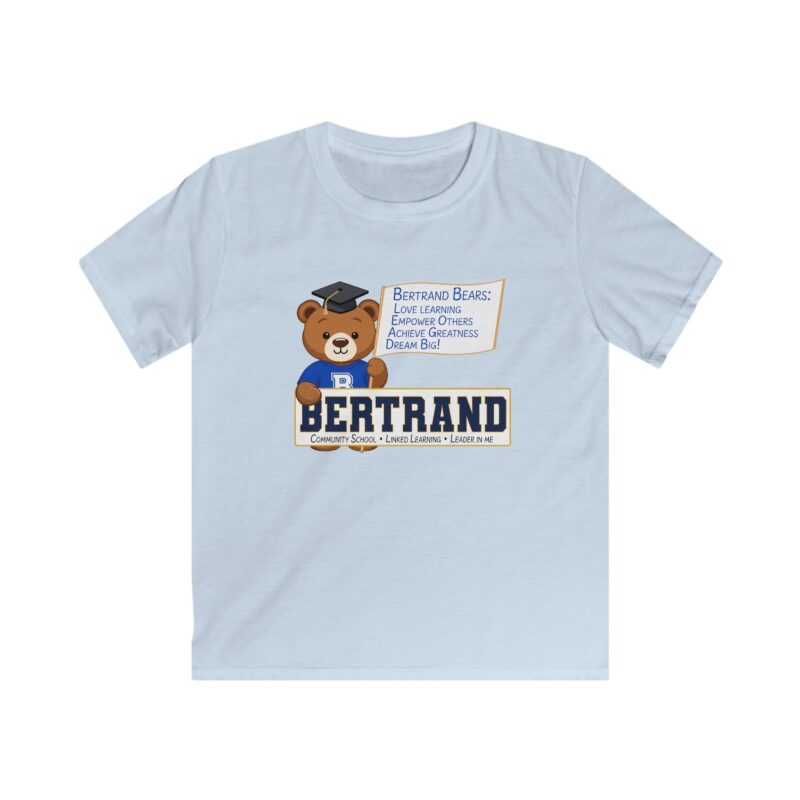 Youth - Bertrand "B" Bear Tee - (Love, Empower, Achieve, Dream)