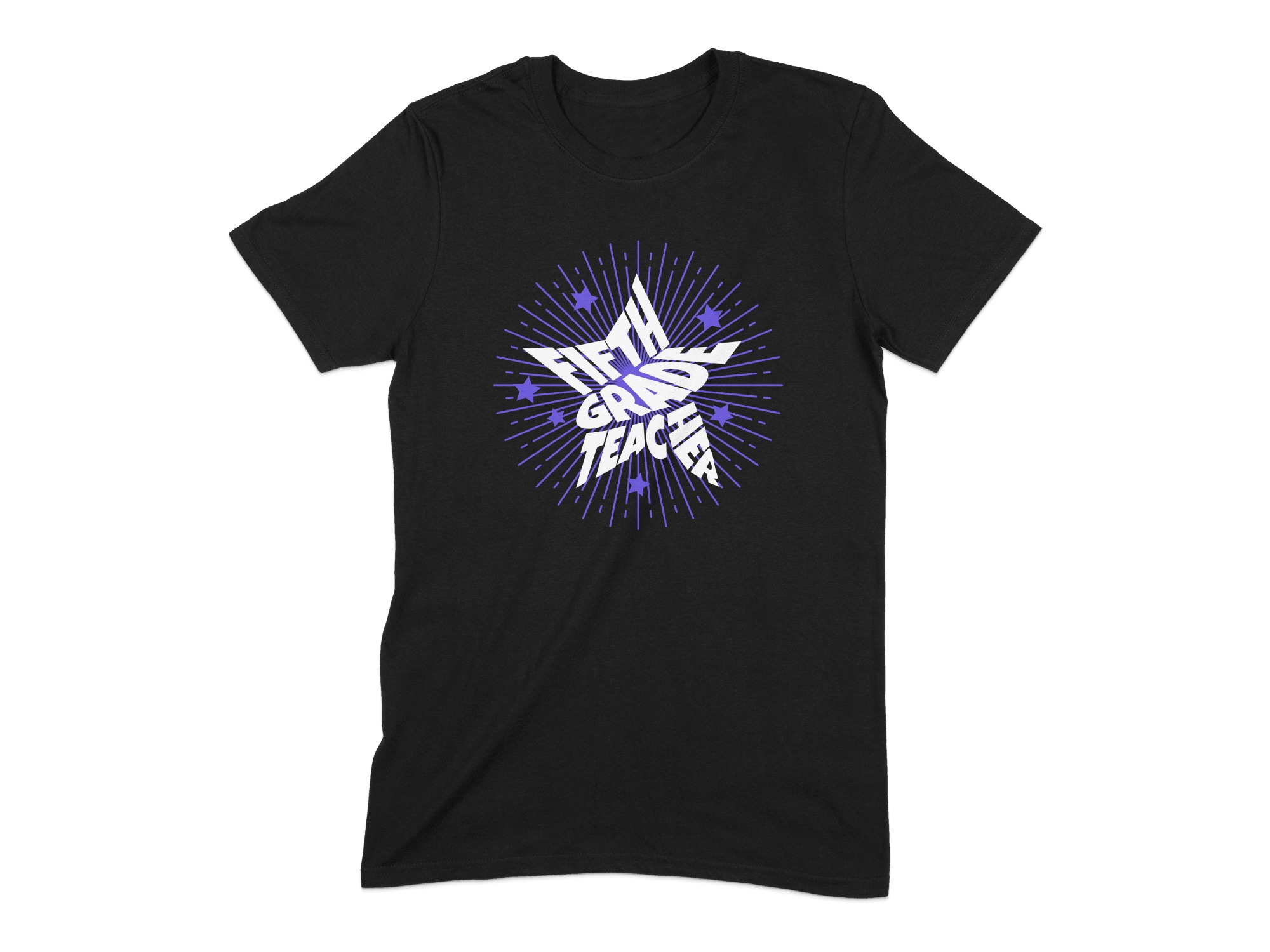 9c51d032-8a59-41ad-a5ed-ab526f937a1f Retro Fifth Grade Teacher T-Shirt