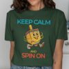 Keep Calm and Spin On Hanukkah Dreidel T-Shirt