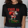 Skiing Santa This Is How I Roll T-Shirt