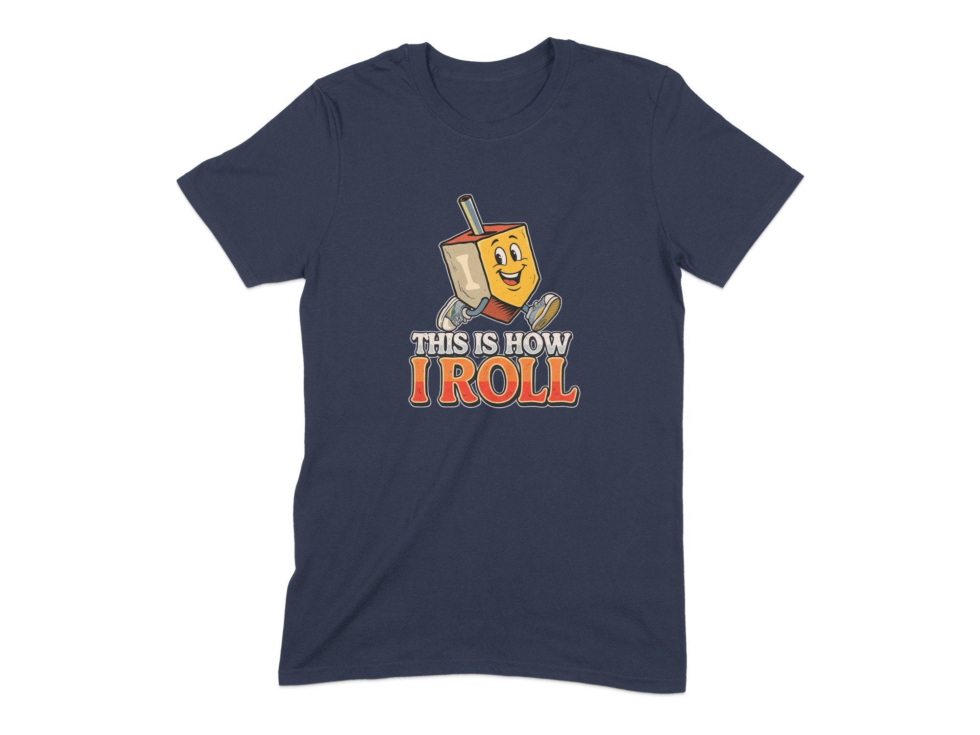 This Is How I Roll Funny Hanukkah Dreidel T-Shirt
