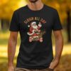 Retro Sleigh All Day Santa T-Shirt