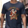 Sleigh All Day Santa Claus Scooter Festive Season T-Shirt
