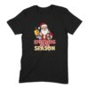 Spinning Into the Season Santa Dreidel T-Shirt