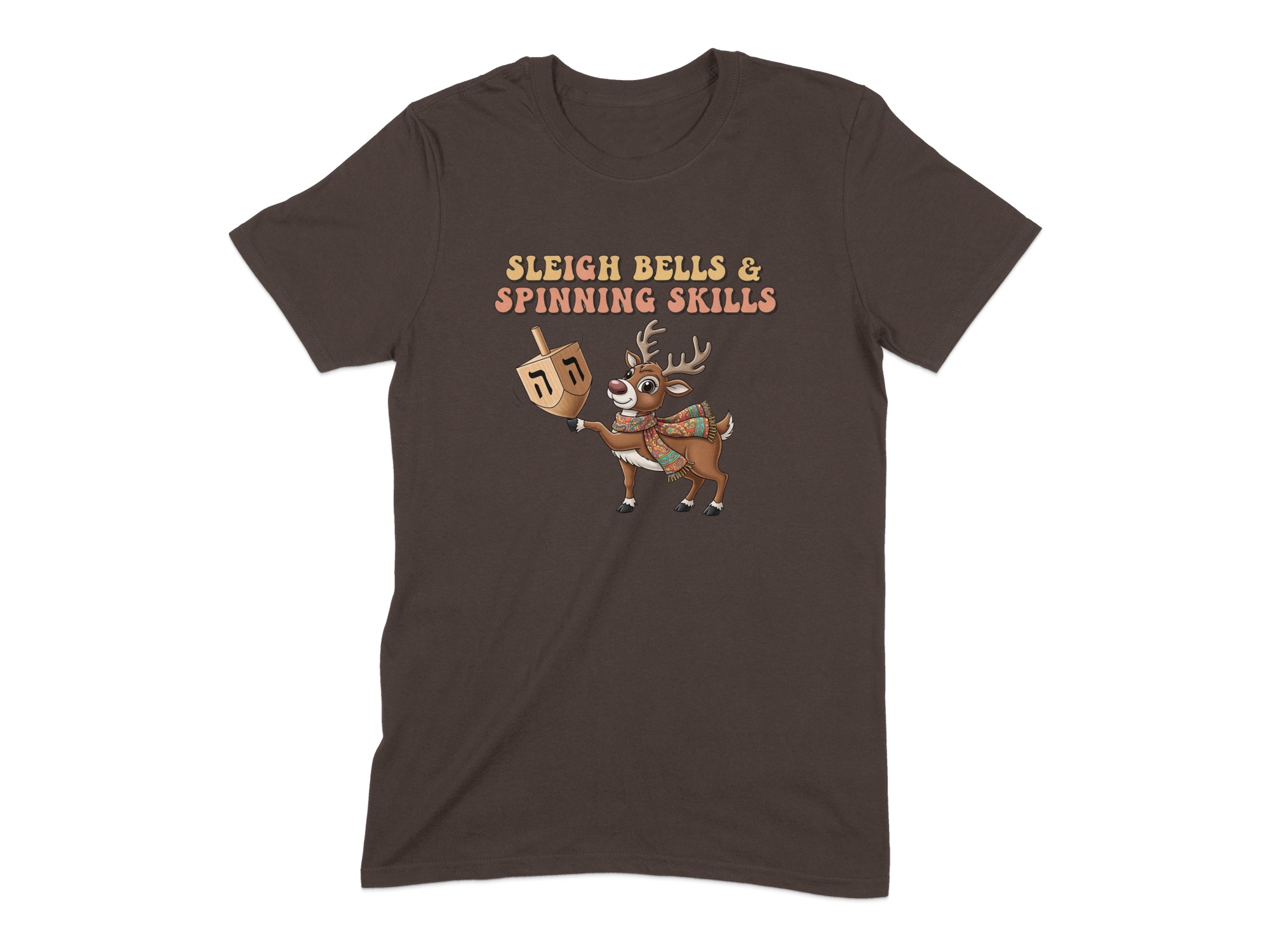 d8a145ca-cbb7-4d19-8ed9-39208c79715b Chrismukkah Reindeer Dreidel T-Shirt