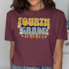 Retro Fourth Grade Teacher T-Shirt