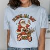 Sleigh All Day Santa Claus Scooter Festive Season T-Shirt