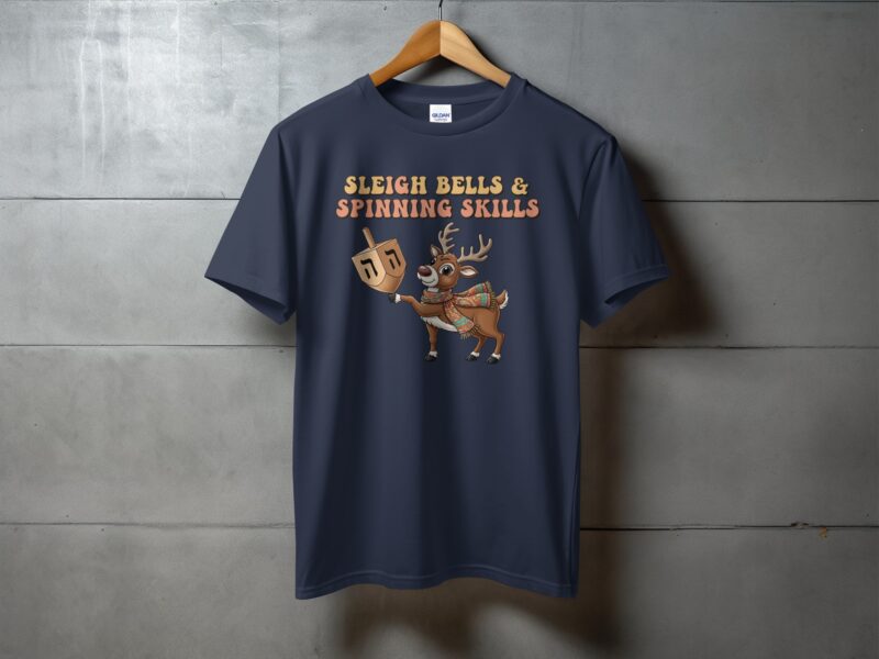 Chrismukkah Reindeer Dreidel T-Shirt