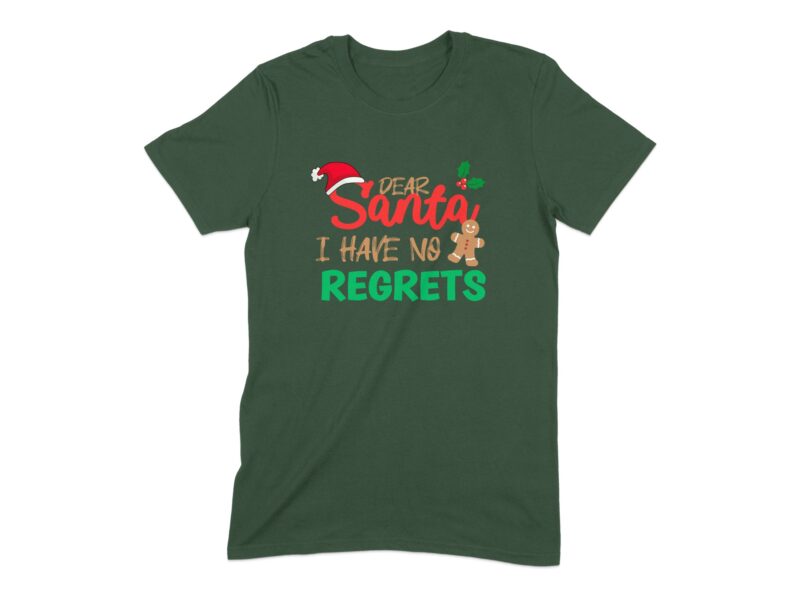 Dear Santa I Have No Regrets T-Shirt